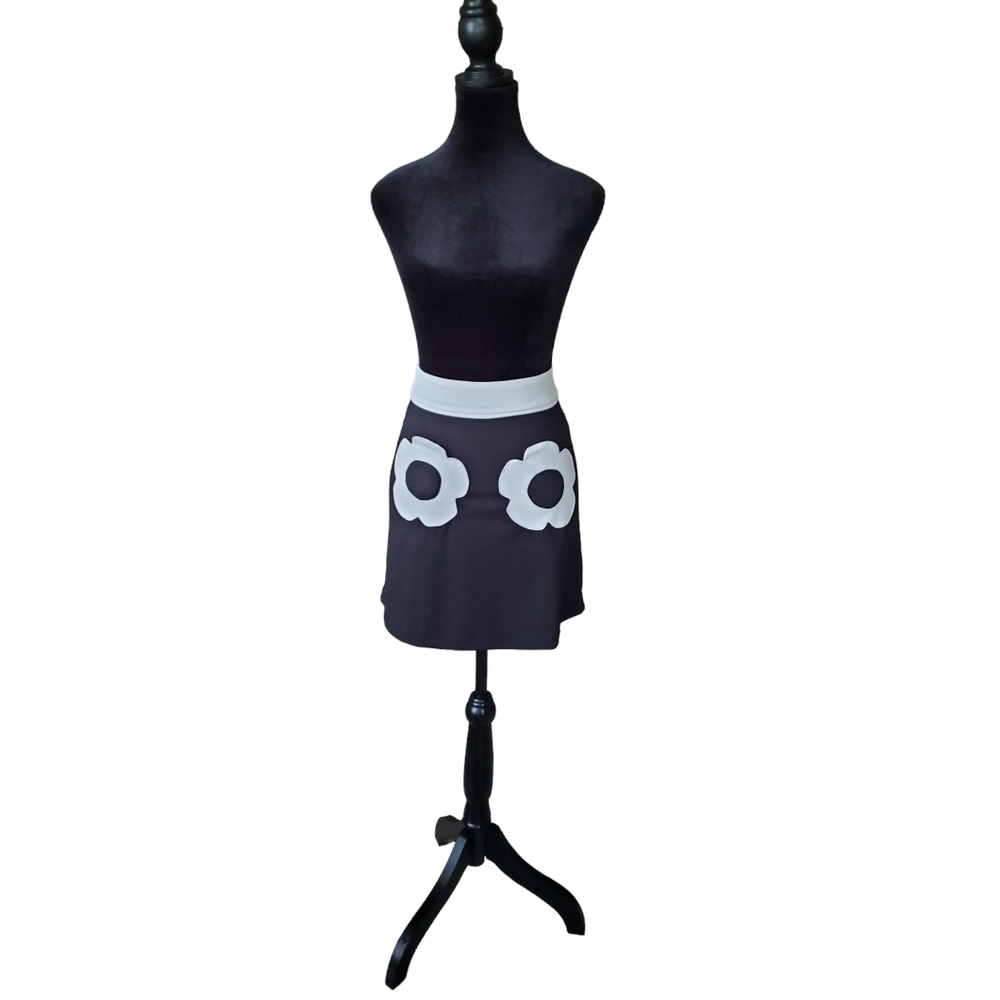 Unique Vintage Smak Parlour Flower Pocket Garden Party 60’s Mini Skirt XS NWT.
